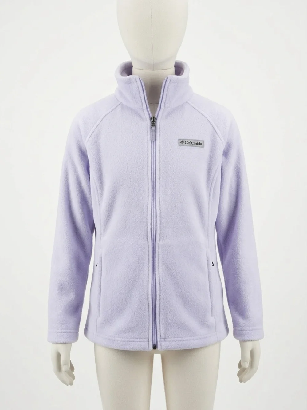 Columbia Girls' Light Purple Fleece Zip Jacket